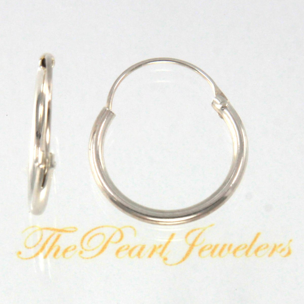 Sterling Silver 18mm Hoop Earrings