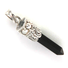 Load image into Gallery viewer, Sterling Silver Black Onyx Point Pendant