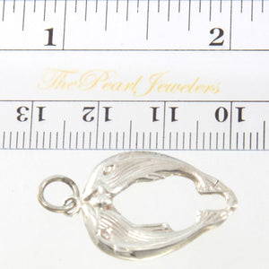Sterling Silver Blue Whale Pendant Necklace