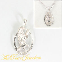 Load image into Gallery viewer, Sterling Silver Eagle Pendant Necklace