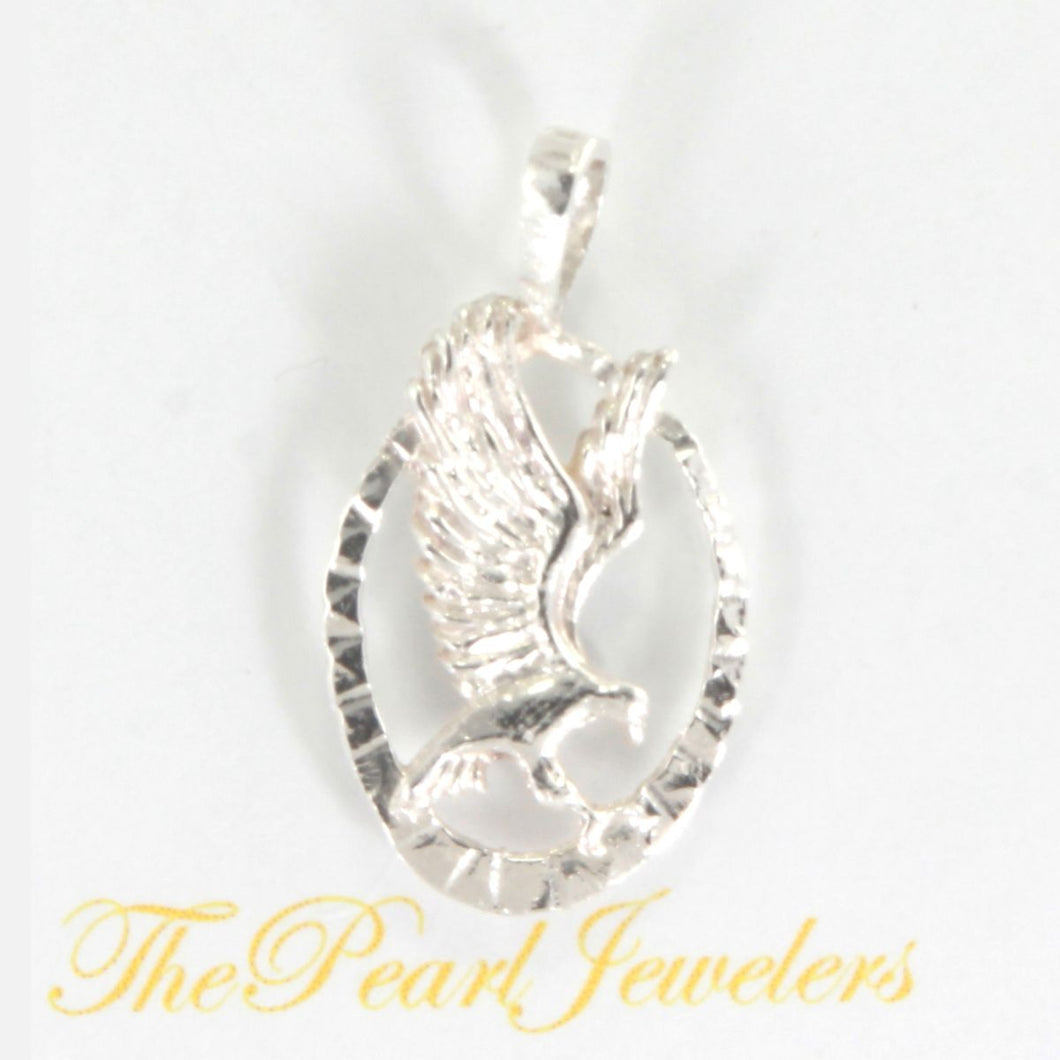 Sterling Silver Eagle Pendant Necklace