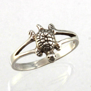 Sterling Silver Hawaiian Honu Turtle Ring