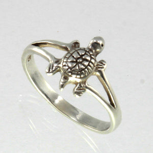 Sterling Silver Hawaiian Honu Turtle Ring