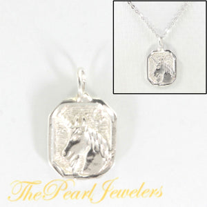 Sterling Silver Horse Pendant Necklace