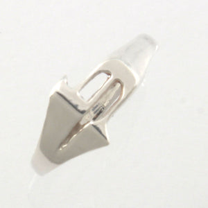 Sterling Silver Personalized Initial G Ring
