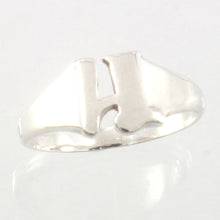 Load image into Gallery viewer, Sterling Silver Personalized Initial H Ring