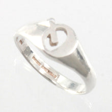 Load image into Gallery viewer, Sterling Silver Personalized Initial Q Ring