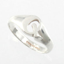 Load image into Gallery viewer, Sterling Silver Personalized Initial Q Ring