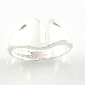 Sterling Silver Personalized Initial U Ring