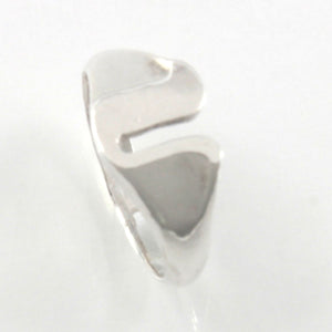 Sterling Silver Personalized Initial U Ring