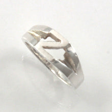 Load image into Gallery viewer, Sterling Silver Personalized Initial Z Ring