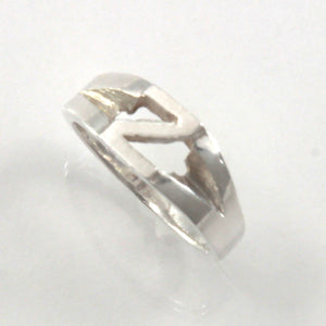 Sterling Silver Personalized Initial Z Ring