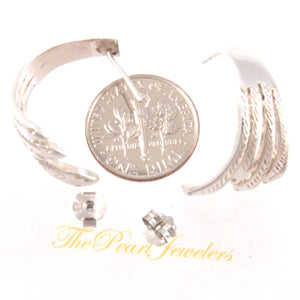 Sterling Silver Mismatched Post Earrings