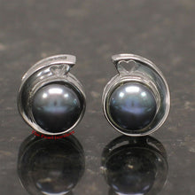 Load image into Gallery viewer, Sterling Silver 6–6.5mm Cultured Pearl Stud Earrings