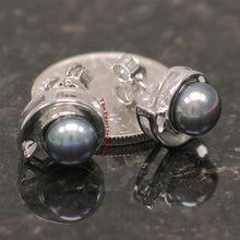 Load image into Gallery viewer, Sterling Silver 6–6.5mm Cultured Pearl Stud Earrings