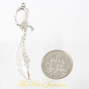 Sterling Silver Sword Pendant Necklace