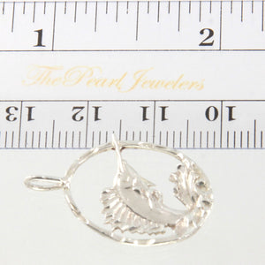 Sterling Silver Swordfish Pendant Necklace