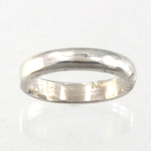 Sterling Silver Personalized Wedding Ring (Unisex)