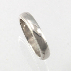 Sterling Silver Personalized Wedding Ring (Unisex)