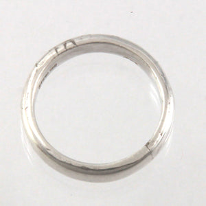 Sterling Silver Personalized Wedding Ring (Unisex)