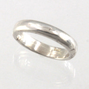 Sterling Silver Personalized Wedding Ring (Unisex)