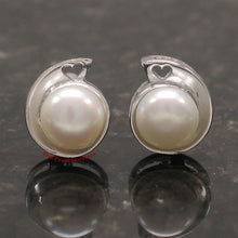 Load image into Gallery viewer, Sterling Silver 6–6.5mm Cultured Pearl Stud Earrings