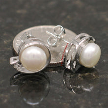 Load image into Gallery viewer, Sterling Silver 6–6.5mm Cultured Pearl Stud Earrings