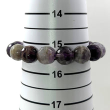 Load image into Gallery viewer, 12mm Super Seven Amethyst Quartz Faceted Stretch Bracelet