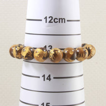 Load image into Gallery viewer, 10mm Tiger Eye Engraving Dragon Beads Bracelet