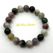 Load image into Gallery viewer, 10mm Multicolor Tourmaline Beads Endless Bracelet