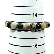 Load image into Gallery viewer, 8mm Multicolor Tourmaline Beads Endless Bracelet