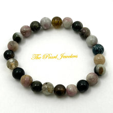 Load image into Gallery viewer, 8mm Multicolor Tourmaline Beads Endless Bracelet