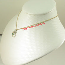Load image into Gallery viewer, Unique Emerald &amp; Diamond Pendant in Two-Tone 14k Gold