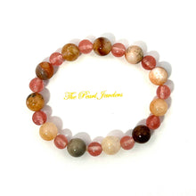 Load image into Gallery viewer, Watermelon Tourmaline &amp; Agate 6mm Bracelet