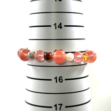Load image into Gallery viewer, Watermelon Tourmaline &amp; Agate 8–10mm Bracelet