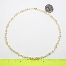 Load image into Gallery viewer, White Baroque Freshwater Pearl Necklace