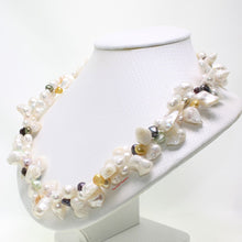 Load image into Gallery viewer, White Baroque Twist Pearl Necklace – 19&quot;