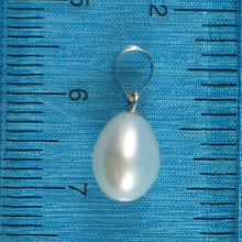 Load image into Gallery viewer, AAA White Freshwater Pearl Pendant – 14k White Gold + Chain Options