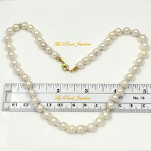 Load image into Gallery viewer, White Akoya Cultured Pearl Necklace with Alloy Trigger Clasp