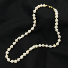 Load image into Gallery viewer, White Akoya Cultured Pearl Necklace with Alloy Trigger Clasp