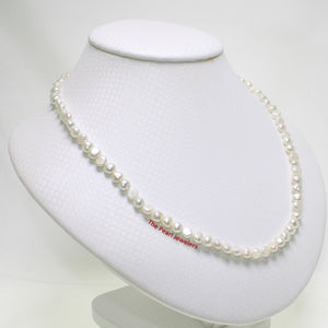 White Baby Baroque Pearl Necklace