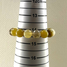 Load image into Gallery viewer, 12mm Yellow Opal Beads Endless Stretch Bracelet