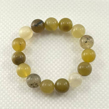 Load image into Gallery viewer, 12mm Yellow Opal Beads Endless Stretch Bracelet
