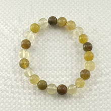 Load image into Gallery viewer, 8mm Yellow Opal Beads Endless Bracelet