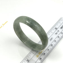Load image into Gallery viewer, A Grade Celadon Green Jadeite Hand-Carved Bangle – 49mm Inner Diameter