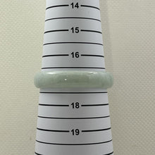 Load image into Gallery viewer, A Grade Celadon Green Jadeite Hand-Carved Oval Bangle – 14mm Width