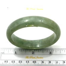 Load image into Gallery viewer, A Grade Celadon Green Jadeite Modern Round Solid Bangle – 13mm Width