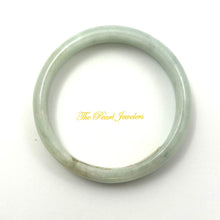 Load image into Gallery viewer, A Grade Celadon Green Jadeite Modern Round Solid Bangle – 13mm Width