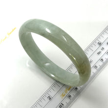 Load image into Gallery viewer, A Grade Celadon Green Jadeite Modern Round Solid Bangle – 13mm Width