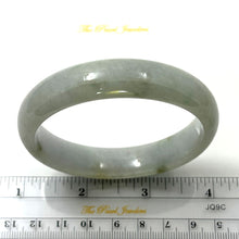 Load image into Gallery viewer, A Grade Celadon Jadeite Hand-Carved Cabochon Bangle